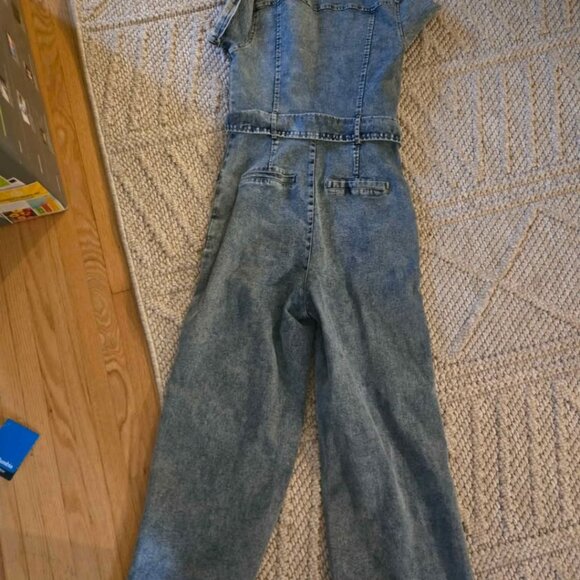 Denim jump suit - Picture 3 of 3